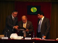 Entrega del present al&nbsp;president.